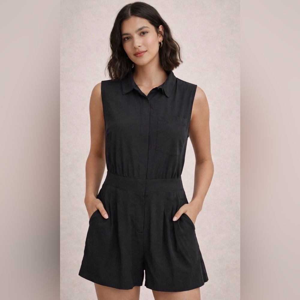 Athleta Black Brooklyn Romper
